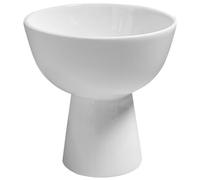 Générique Bol à Dessert en Céramique Blanche Pied Coupe à Glace Polyvalente pour Pudding et Salade de Fruits Ramequin Élégant pour Apéritif et Fête Bol à Dessert Design Pratique et