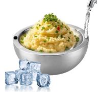 Générique Bol à Dip Rafraîchi - modern premium sl urable, elegant, lightweight Récipient Isotherme Double, Paroi Bols pour Guacamole Frais | Multipurpose Outdoor Indoor Utility premium