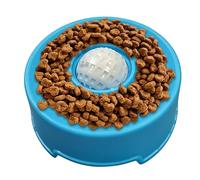 Générique Bol à Lécher pour Chien, d'Enrichissement avec Balle Rotative, Bol à Lécher Liquide pour Chien, Favorise Une Alimentation Saine et Un Léchage Lent pour Chiots et Animaux Domestiques