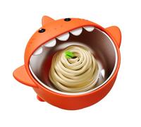 Générique Bol à Ventouse pour Bébé - Bol pour Aliments Bébé - Assiettes Anti-Brûlure à Design de Requin, Vaisselle d'Alimentation pour Maternelle, Repas de Voyage, Dîner en