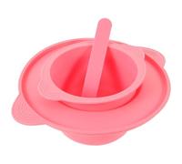 Générique Bol avec Fonction Mélange en Silicone Pliable 400ml pour Masque Capillaire DIY pour Épilation et Soins Beauté à Domicile Réutilisable