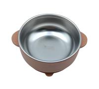 Générique Bol Bébé - Bol Alimentation Enfant Manchon Silicone Antidérapant - Assiette Antibrûlure avec Ventouse pour Repas et Voyage Garderie