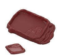 Générique Bol d'eau pour Reptiles | avec escalier | Antidérapant, Aspect Rock | pour Dragons barbus et Tortues | Acqua Rettili | Bassin de Baignade Reptile | Platon de Agua Reptiles | Accessoires l'