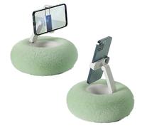 Générique Bol en Peluche avec Support pour Kindle, Support De Téléphone Réglable à 360° pour Le Lit, Support d'oreiller Amovible pour Tablette Kindle, Oreiller Mignon en Peluche (2PCS)