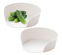 Générique Bol Préparation pour Planche à Découper,2 Pièces Gadgets Cuisine,Plateau de préparation alimentaire - pour Parents Chefs Cuisine Quotidienne Dortoir Appartement Camping-Car Fêtes