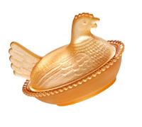 Générique Bol sucré couvert avec un dessus en verre amovible en forme de, B | Base en forme de bol pour petites collations, couvercle sculptural amovible, profil d ' oiseau décoratif