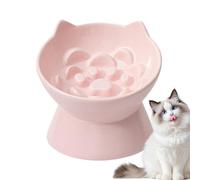 Générique Bol Surélevé pour Chat Écuelle en Céramique de Repas