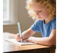 Générique Bolígrafo Estilográfica Click 0.38mm - Pluma Fuente Retráctil Con 5 Cartuchos Recargables De Tinta Azul - Herramienta De Escritura, Dibujo Y Caligrafía Para Oficina, Escuela Y Hogar