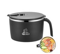 Générique Bols à Soupe avec Anses | Grands Contenants de Préparation de Repas - Grand Bol à Nouilles | Petit-déjeuner Déjeuner Dîner Travail Bureau École Université Cuisine Voyage