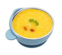 Générique Bols avec Ventouse,Bols Ventouse Sécurité Enfant Silicone Anti-Renversement | Plat Repas Accessoire Nourriture pour Enfant Voyage Dîner Collation