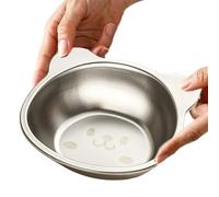 Générique Bols En Acier Inoxydable Pour - Assiettes Bébé De 450 Ml | Forme Animale Dessin Animé Bas Âge, L'alimentation D