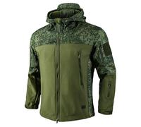 Générique Bombardier Homme Chasse Tactique Imperméable Softshell Tactiques avec Camouflage Polaire Homme Hiver Chaud Treillis Polaire Militaire Chaude Chaud Parka M