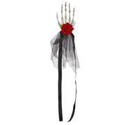 Générique Bone Circle - Punk-Claw Courtyard of the Skeleton Hand Claw, Hair Accessory Gothic Skull | Costume décoratif d'Halloween, coiffe troublante tenue de raison florale