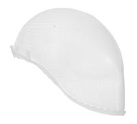 Générique Bonnet à Mèches en Silicone Blanc avec Design à Trous Croisés, Bonnet de Teinture Capillaire Extensible et Réutilisable pour Salon et Soins des Cheveux
