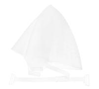 Générique Bonnet à Mèches en Silicone pour Coloration des Cheveux Blanc avec Aiguille, Design Perforé Réutilisable pour Coiffure et Teinture Professionnelle