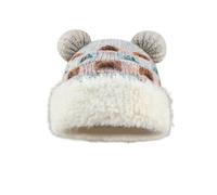 Générique Bonnet à Pompon Oreilles d'ourson Bonnet d'hiver tricoté Mignon Bonnet en Laine Chaud doublé Polaire