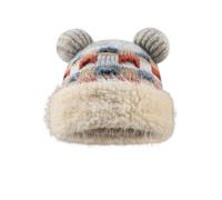 Générique Bonnet à Pompon Oreilles d'ourson Bonnet d'hiver tricoté Mignon Bonnet en Laine Chaud doublé Polaire