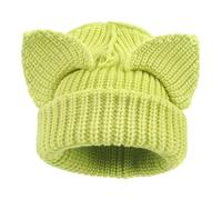 Générique Bonnet avec Oreilles de Chat | Mignon Serre-tête au Crochet - Chapeau Tricoté Épais,Famille Amis Collègues Petite Amie Mère Navette Hiver Lieu De Travail Costume Navette