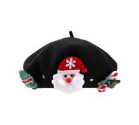 Générique Bonnet Bebe Fille Accessoire Cadeau Femme 20 Ans Noel Blanche Vert Déguisement Chapeau Activité Grand Modèle Cosplay Pailleté Beige Pere Adulte