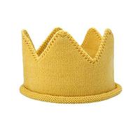 générique Bonnet bébé garçon en Crochet Bonnet Chaud en Couronne Jaune Robuste et économiqueBelle et Intelligente