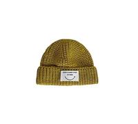 Générique Bonnet bébé tricoté de la série Hiver Jaune - Bonnet Mignon à Bordure de Cheveux avec Motif Dessin animé for Enfants (1-5 Ans)(Yellow10)