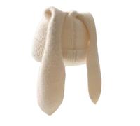 Générique Bonnet Cache Oreille pour Homme, Bonnet d'hiver tricoté Mode avec Longues Oreilles Lapin Doux Confortable Chaud pour Femmes Hommes