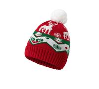 Générique Bonnet Chapeau Beanie Hat Knit Cap Bonnet de Noël Lumineux et coloré de Noël Bonnet en Bonnet tricoté