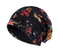 Générique Bonnet Chaud Homme - Bonnet Souple à Maille Rafraîchissante pour Femmes avec Imprimé Dentelle Florale pour Perte de Cheveux