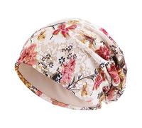 Générique Bonnet Chaud Homme - Bonnet Souple à Maille Rafraîchissante pour Femmes avec Imprimé Dentelle Florale pour Perte de Cheveux