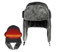Générique Bonnet Chauffant - Couvre-Chef Chauffant USB avec 3 Niveaux de Température | Chapeau d’Hiver Imperméable pour Pêche, Vélo, Camping, Randonnée, Escalade, Pique-Nique et Course en Plein Air