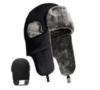 Générique Bonnet Chauffant USB - Chaud et Doux en Peluche à Trois Réglages,Bonnet de Trappeur Chauffant par USB | pour Hommes Femmes Adultes Adolescents Randonnée Vélo et Trajets