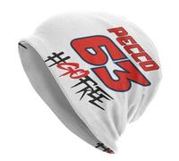 Générique Bonnet d’Hiver Unisexe Pecco Bagnaia 63 Go Warm Cunet de Mode Bonnet Bonnet d’extérieur Automne Hiver Casquettes d’extérieur Chapeaux pour Cadeaux Adultes Unisex
