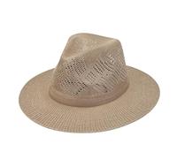 Générique Bonnet De Bain Homme Chapeaux de Soleil pour Hommes, Panama à Large Bord, Chapeau de Plage, Chapeaux de Soleil pour Hommes Homme 2 Trous (Khaki, One Size)