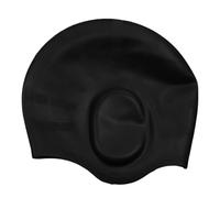 Générique Bonnet De Bain pour Cheveux Longs - Bonnet De Bain en Silicone | Chapeaux DeBain Imperméables, Bonnets DeBain, Conception DeProtection Auditive pour Adultes, Équipement DePiscine Confortab