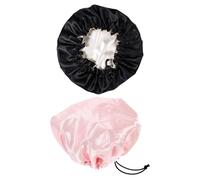 Générique Bonnet de Bain pour Garçon et Filles 2 Pièces en Tissu Respirant Confortable Élastique Ajustable, pour Protéger les Cheveux Pendant le Sommeil