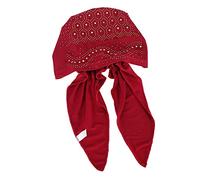 Générique Bonnet de Chimio Coton Stretch Nuit Turban Femmes plissé Sleeping Hair Hijab Headwear Confortable Tissu Cadeau Respirant