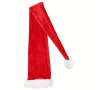 Générique Bonnet De Noel Déguisement Mere Long Noël Adulte Personnalisé Femme Lutin Berret Cape Chapeau Beret Homme Accessoires Pere Lumineux Béret Costume Vert Rouge Deguisement Led Basque Bérets