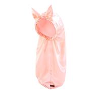 Générique Bonnet Doux Night Sleeping Cap for Women Long Hair Bonnet Smooth Lightweight Breathable Soft Sleeping Hat for Sleeping Hair (Beige, One Size)