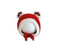 Générique Bonnet Femme Hiver avec Cache Oreille - Chapeau d'hiver Tendance en Laine tricoté Main pour Enfant bébé avec Oreilles Style Cornes Coupe-Vent Confortable