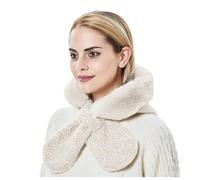 Générique Bonnet Femme Hiver - Bonnet Unisexe avec écharpe intégrée pour Contre Le Vent et Le Froid Capuche doublée Chaude Conception Polyvalente Isolation épaisse Activités extérieures