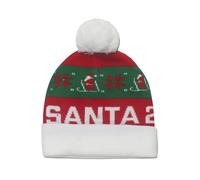 Générique Bonnet Noel Lumineux Cache-Cou Cadeau Femme Senior Noir Blanc Déguisement Barbe Lumière Professionnel Cosplay Rose Bordeaux Accessoire Robe De Fille