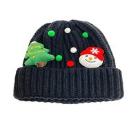 Générique Bonnet Pere Noel Adulte Cadeau Original Femme Léopard Rouge Cosplay Lumière Accessoire Pour Moto Réveillon Blanc Noir Snood Chapeau Sorcière