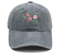 Générique Bonnet Piscine Tissus Large Cheveux Long Casquette de Baseball brodée à la Main avec Motif Melon Et Bottes De Cuir Film (Grey, One Size)