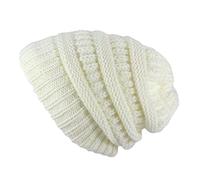 Générique Bonnet Protection Oreille - Chapeau d'hiver en Laine Épaisse pour Femmes - Modèle Chunky Tricoté avec Attache - Design Tendance et Confortable