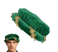 Générique Bonnet - Puffed Padded Millinery, Aristocratic Theatre Apparel, Classic Monarch, Elegant Stage Performance Wear | Luxury Historical Dress Accessory, Great for Stage Show Masquerade