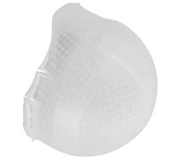 Générique Bonnet Réutilisable et Polyvalent en Silicone pour Teinture Capillaire Blanc avec Trous Pré-percés Motif Étoile pour Soins et Coloration des Cheveux