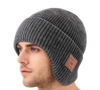 Générique Bonnet sans Fil - 3 Modes d Éclairage Rechargeables - Bonnet sans Fil avec Lampe Frontale - pour Hommes Femmes Garçons Filles Petit Ami Adolescents Salle De Sport Voyage Navette Randonnée