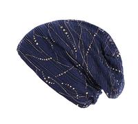Générique Bonnet souple en coton pour homme et femme - Bonnet fin et léger - Bonnet chimio doux - Coupe-vent - Jersey long beanie pour toutes les saisons bonnet femme hiver