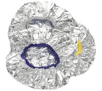 Générique Bonnets de Coloration Élastiques pour Cheveux Facile à Utiliser en Aluminium, Lot de 3 Pièces, Absorption des Nutriments Couleur Aléatoire Adaptés aux