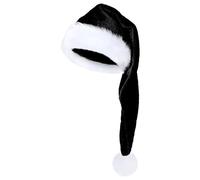 Générique Bonnets De Père Noël Pour Adultes 75 Cm De Long, Bonnet Long En Velours Doux, Couvre-chef Unisexe D'Hiver Pour Fête De Déguisement Célébration Accessoire Photomaton Mascarade